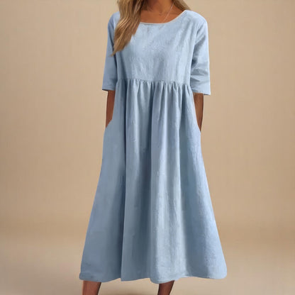 Minea | Leichtes Sommerkleid mit eleganter, fließender Silhouette