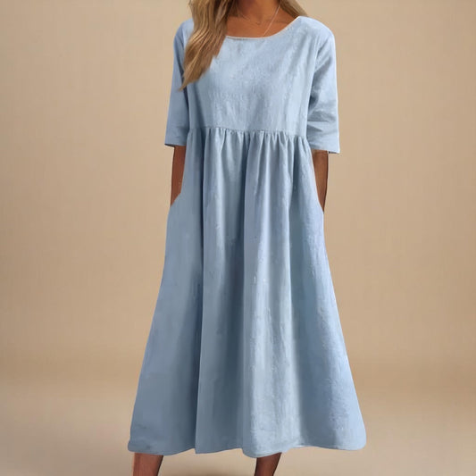 Minea | Leichtes Sommerkleid mit eleganter, fließender Silhouette