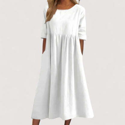Selina™ | Flattering Cotton Dress