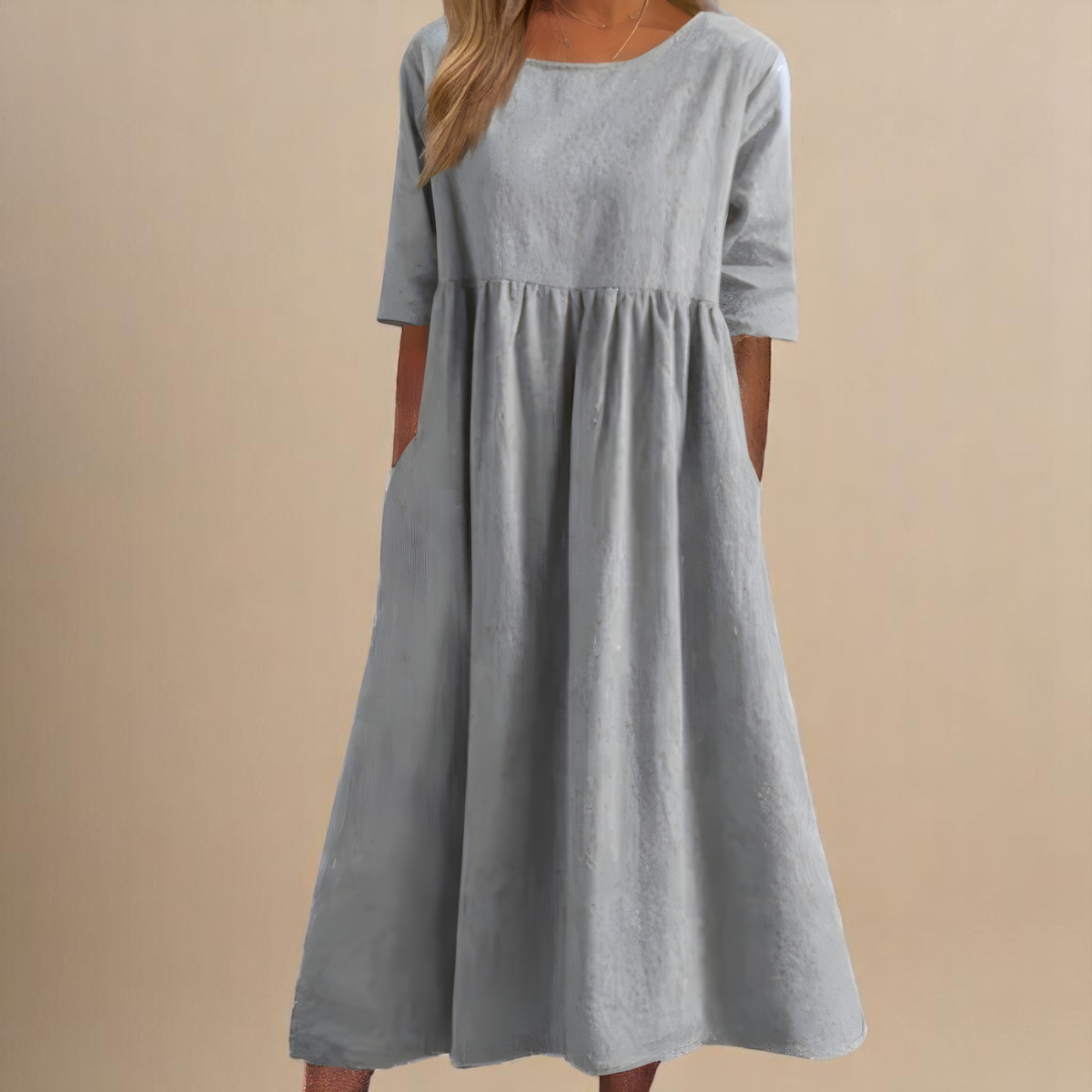 Minea | Leichtes Sommerkleid mit eleganter, fließender Silhouette