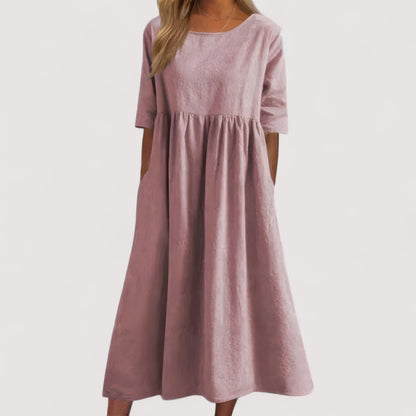 Selina™ | Flattering Cotton Dress