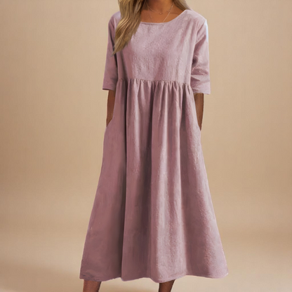 Minea | Leichtes Sommerkleid mit eleganter, fließender Silhouette