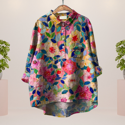 Freya | Stylisches Shirt mit modernem Kunstmotiv