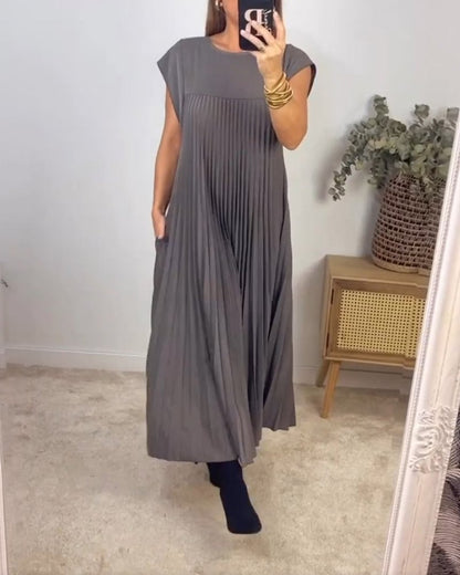 Jolijn | Lockeres Kleid mit Taschen und Falten-Design