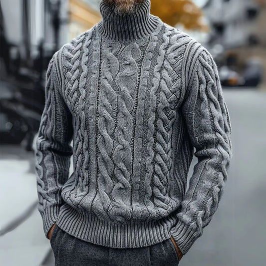 Adriano | Vintage-Zopfmuster Pullover