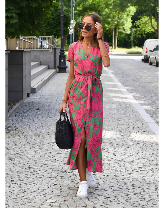 Luisa | Sommerkleid mit floralem Muster und femininer Eleganz