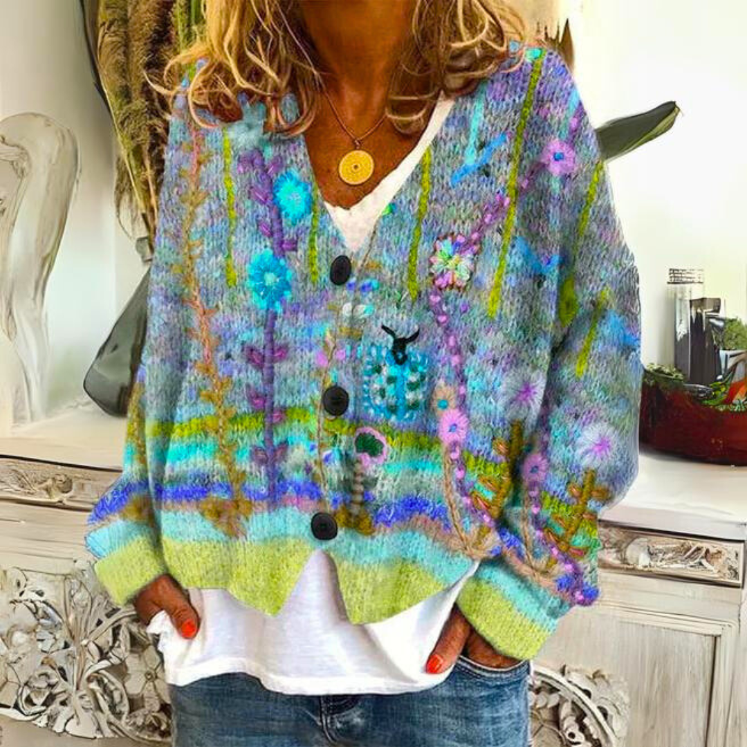 Hannah | Bunter, kuscheliger Pullover