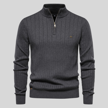 Luca | Stylischer Reißverschluss-Pullover