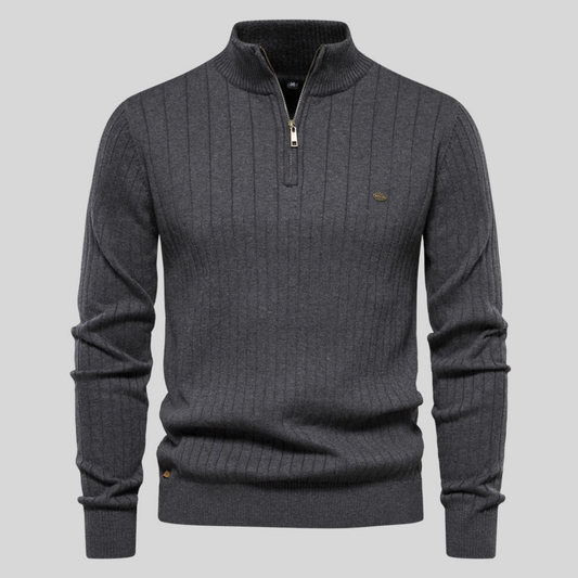 Luca | Stylischer Reißverschluss-Pullover