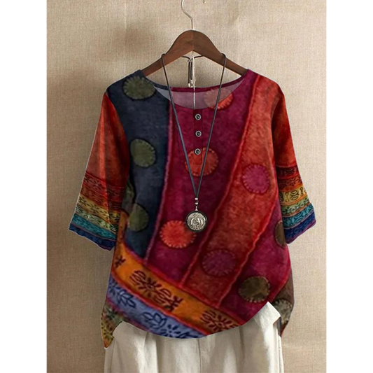 Valarie | Leichtes Patchwork-Top mit kreativem Charme