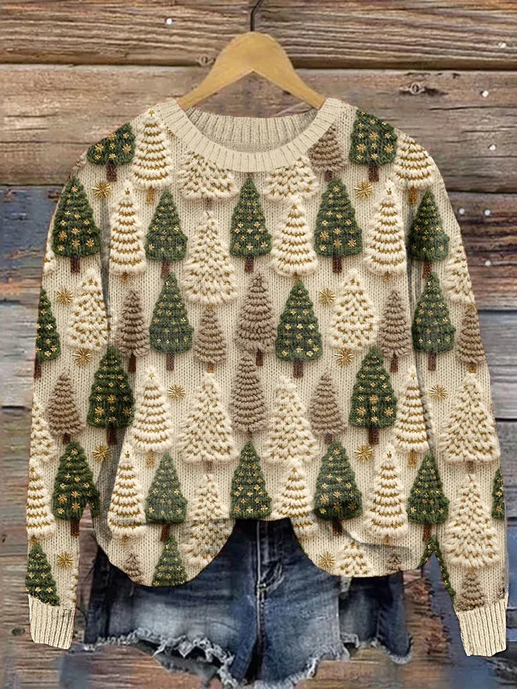 Veronica | Weihnachtsbaum-Pullover
