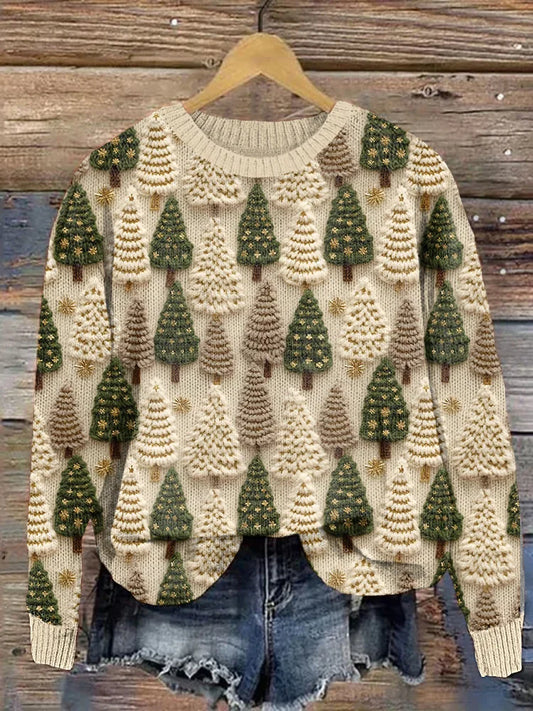Veronica | Weihnachtsbaum-Pullover