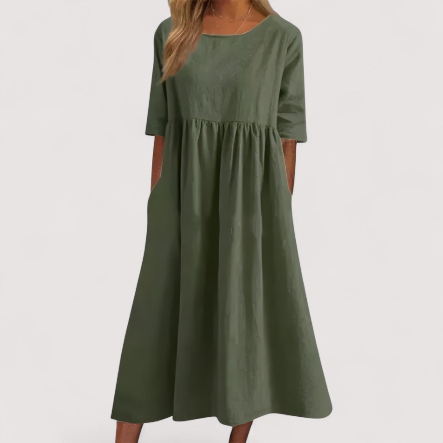 Selina™ | Flattering Cotton Dress