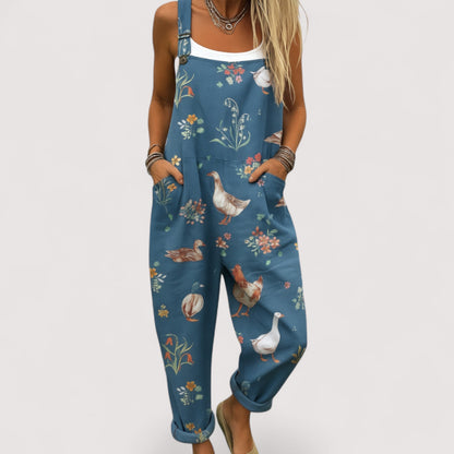 Melanie™ | Künstlerischer Jumpsuit Overall