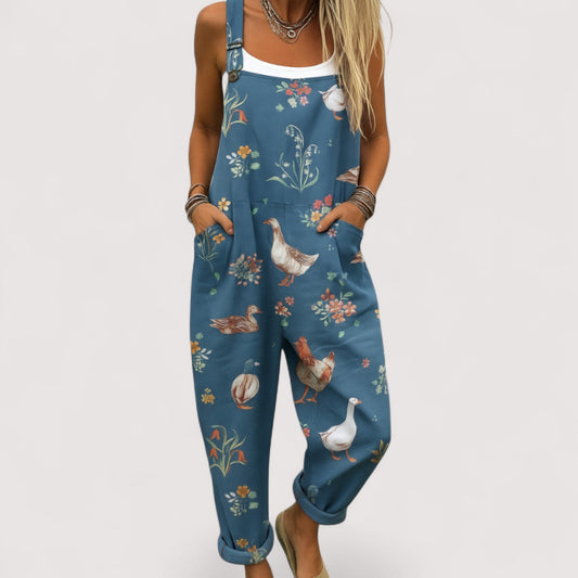 Melanie™ | Künstlerischer Jumpsuit Overall