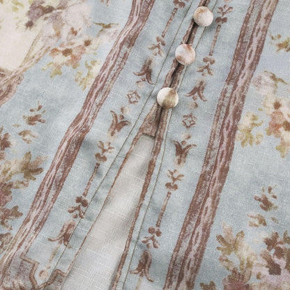 Sophie | Leichtes Midikleid mit floralem Muster und Faltendetails