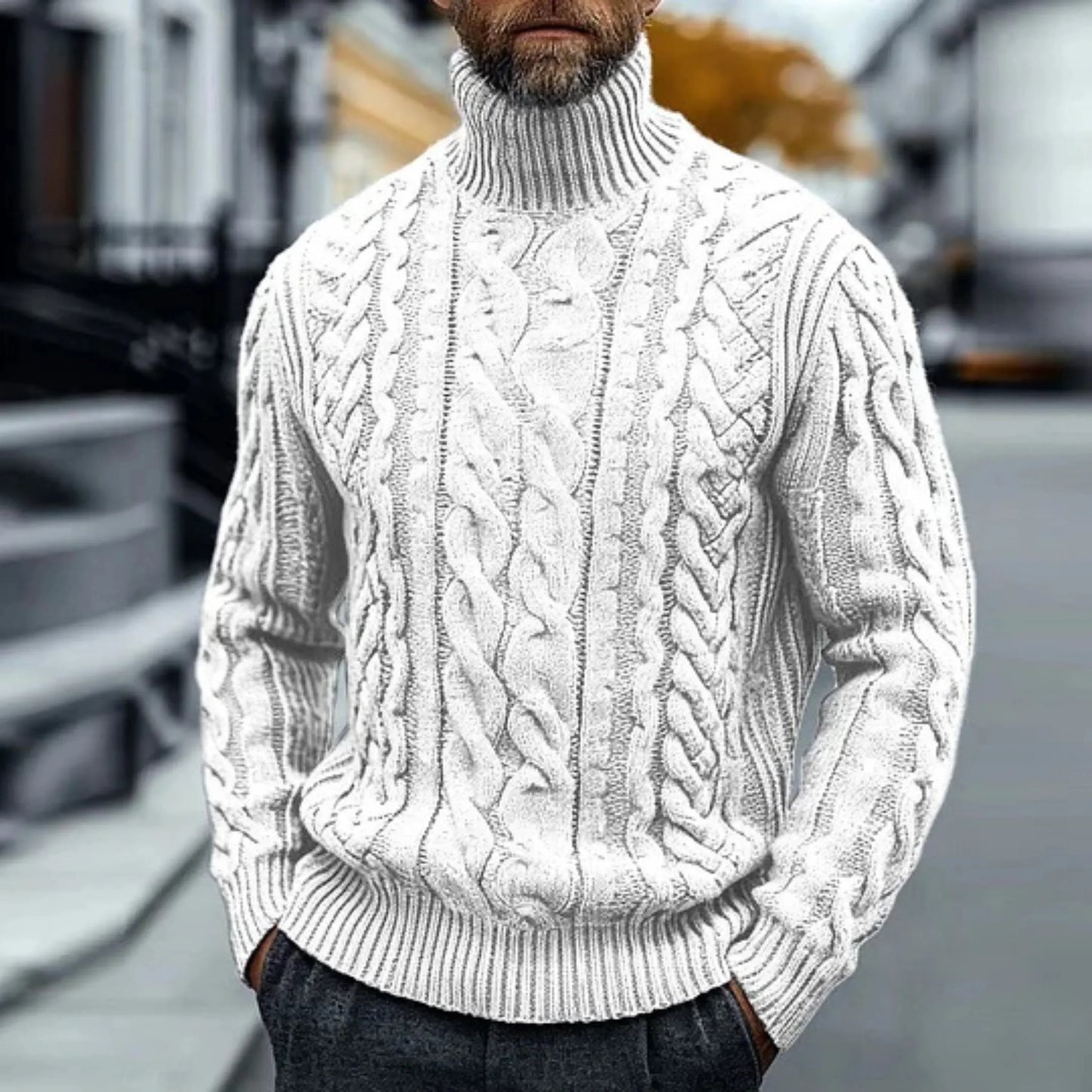 Adriano | Vintage-Zopfmuster Pullover