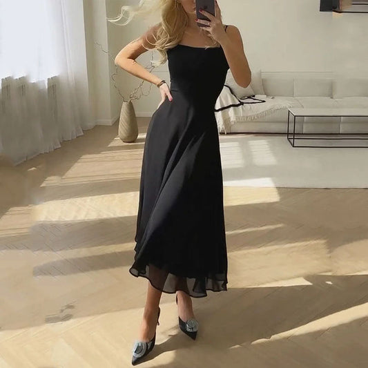 Johanna | Ärmelloses Midikleid mit eleganter, fließender Silhouette