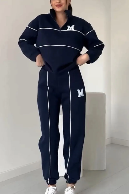 Janine | Damen Langarm-Zwei-Teile-Set