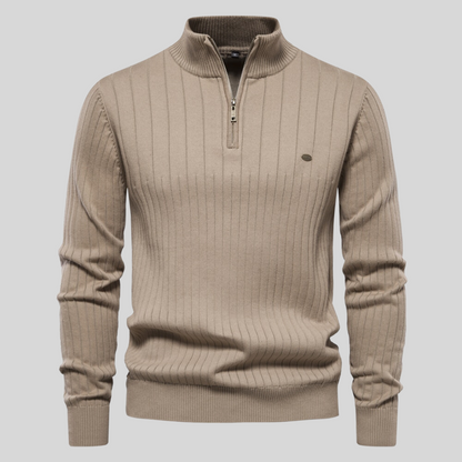 Luca | Stylischer Reißverschluss-Pullover