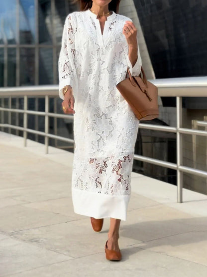 Xaveria | Sommerkleid mit modernem Print und lockerem Schnitt