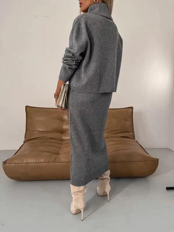 Sonja | Rollkragenpullover Kleid