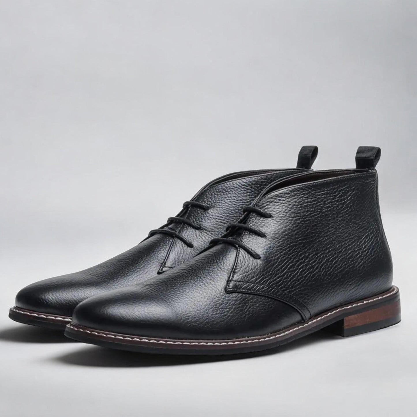 Herold | Elegante Herren-Leder-Chukkas