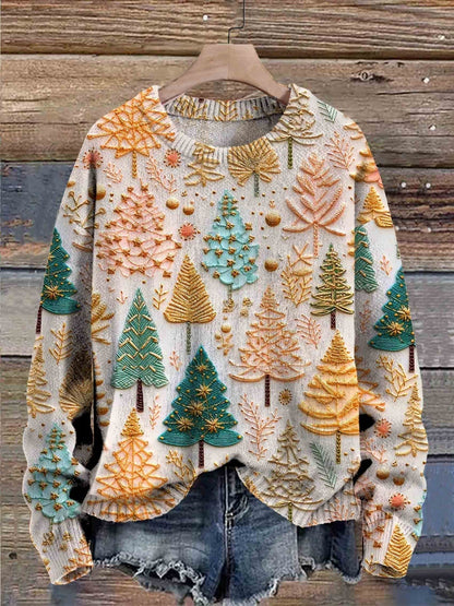 Veronica | Weihnachtsbaum-Pullover
