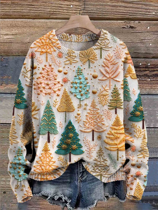 Veronica | Weihnachtsbaum-Pullover