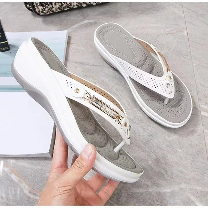Babette | Bequeme orthopädische Sommerschuhe mit weichem Fußbett