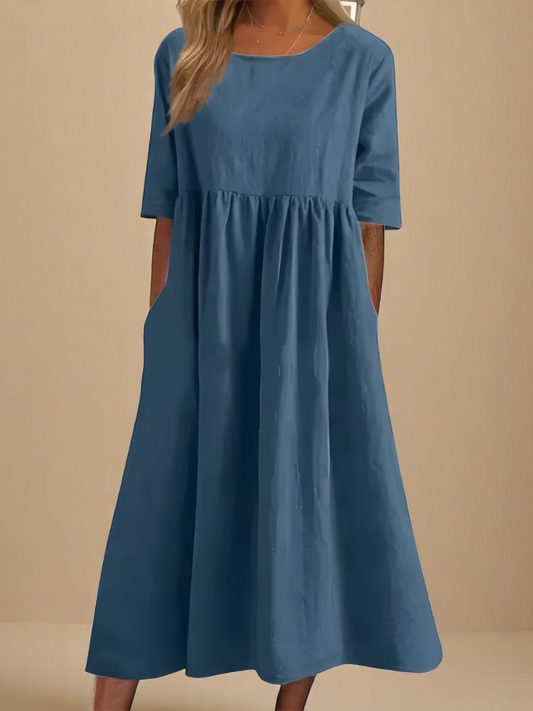 Minea | Leichtes Sommerkleid mit eleganter, fließender Silhouette