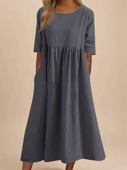 Minea | Leichtes Sommerkleid mit eleganter, fließender Silhouette