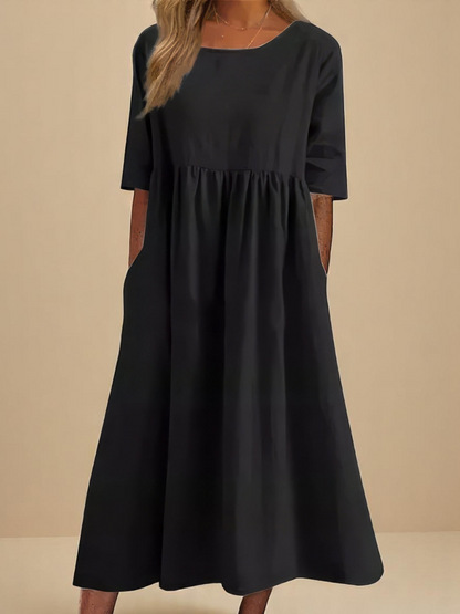 Minea | Leichtes Sommerkleid mit eleganter, fließender Silhouette