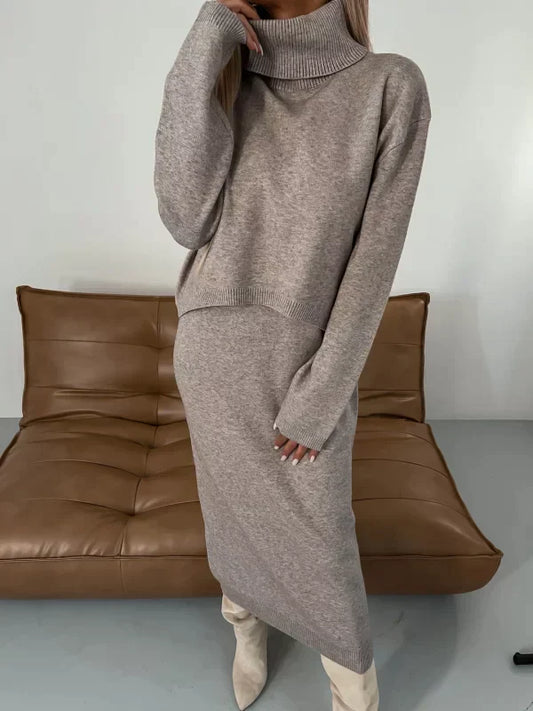 Sonja | Rollkragenpullover Kleid