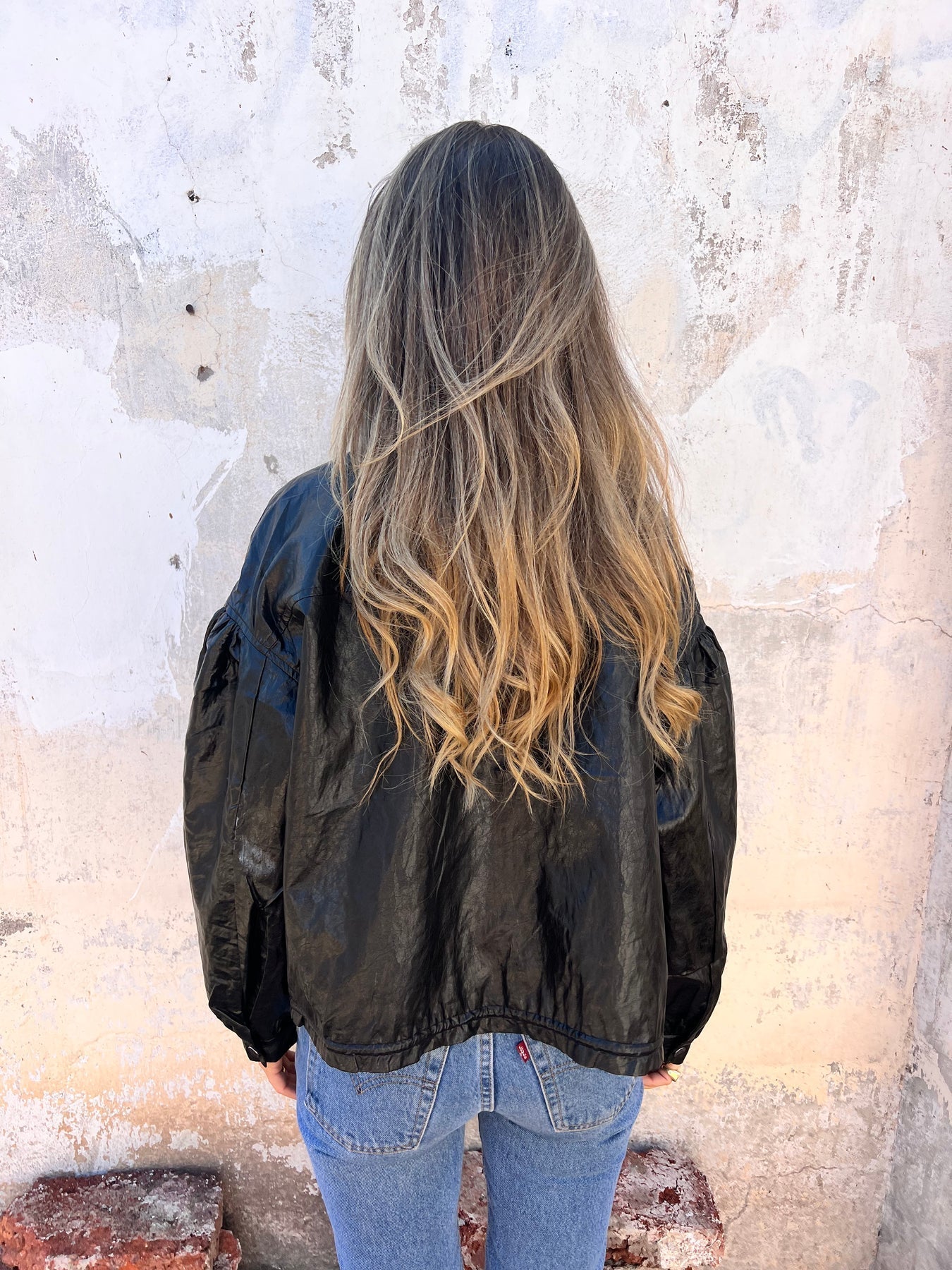 Paula | Eco-Lederjacke mit strukturiertem Design