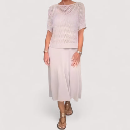 Claudia™ | Sommerkleid mit gestricktem Oberteil