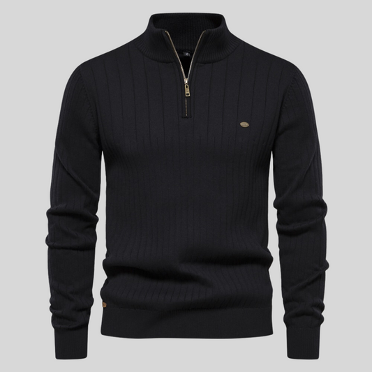 Luca | Stylischer Reißverschluss-Pullover