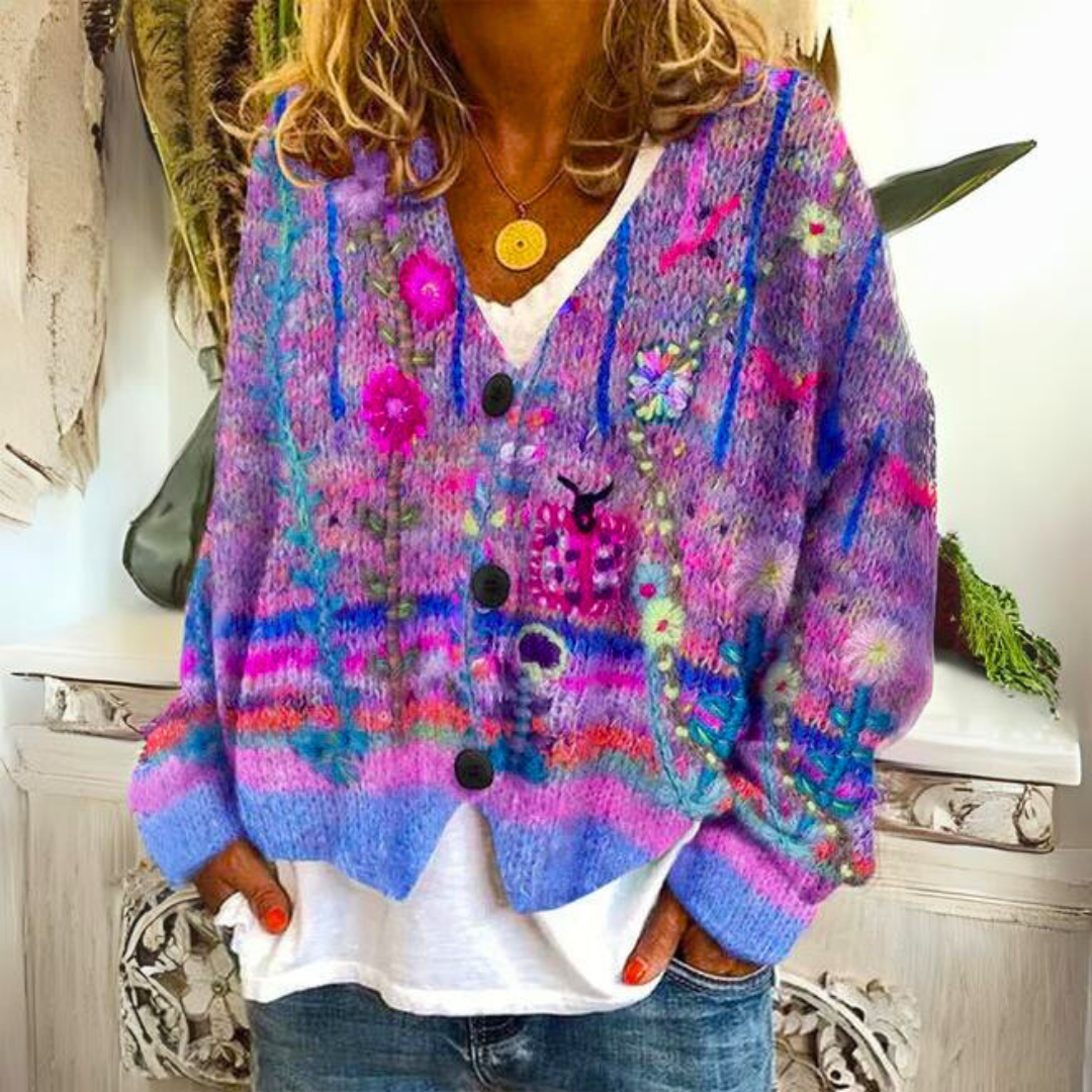 Hannah | Bunter, kuscheliger Pullover