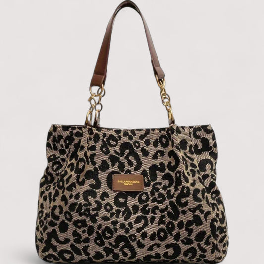 Anouk™ | Leopard Print Canvas Tote Bag