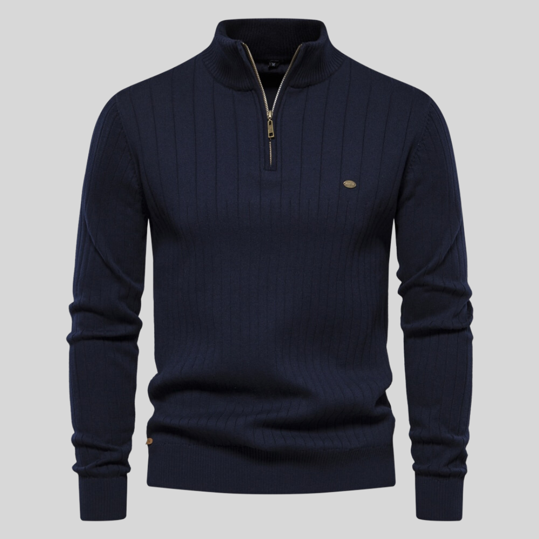 Luca | Stylischer Reißverschluss-Pullover