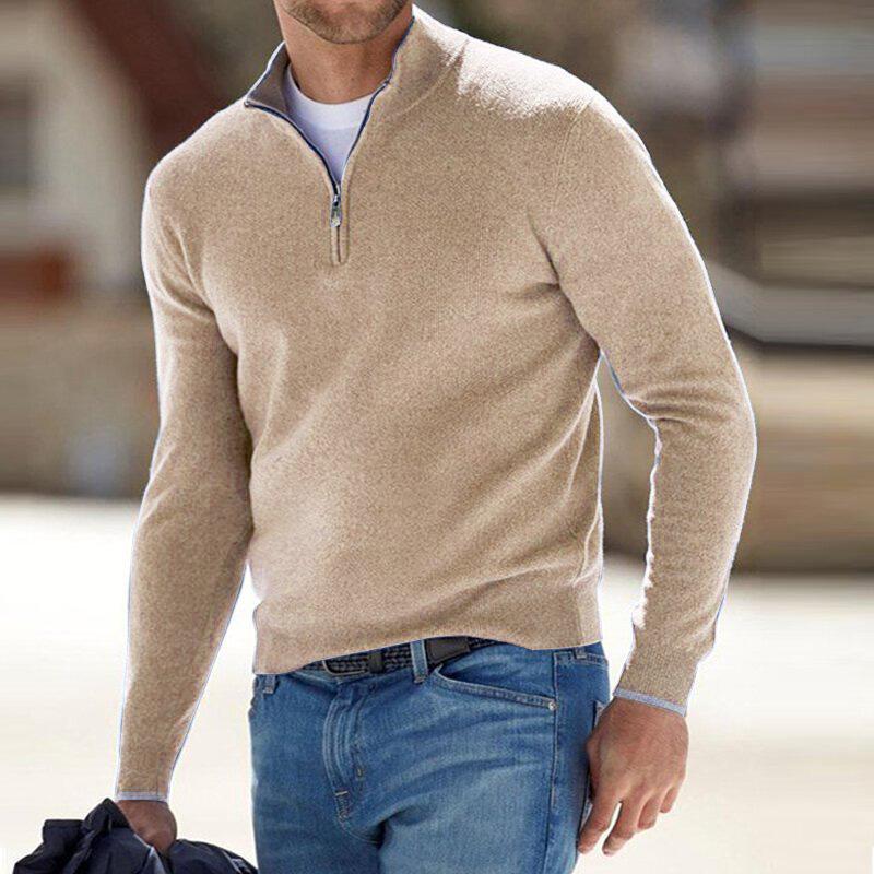 Erik | Premium Pullover mit Reißverschluss