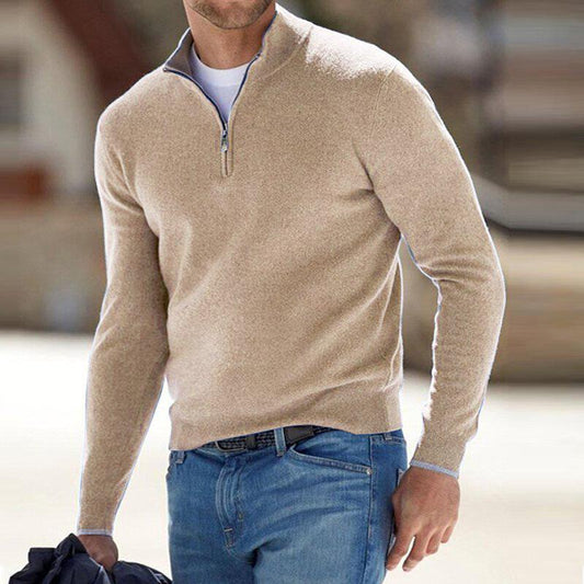 Erik | Premium Pullover mit Reißverschluss