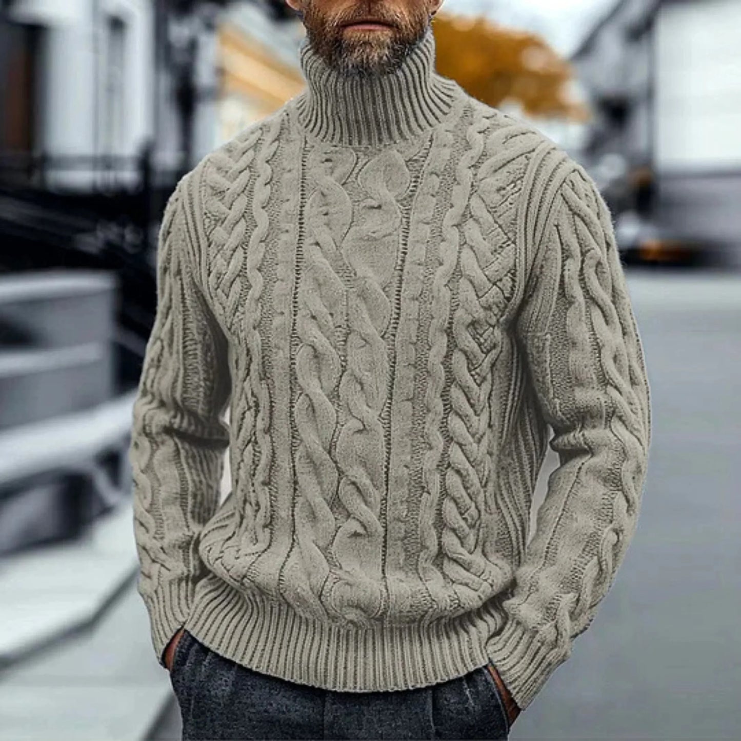 Adriano | Vintage-Zopfmuster Pullover