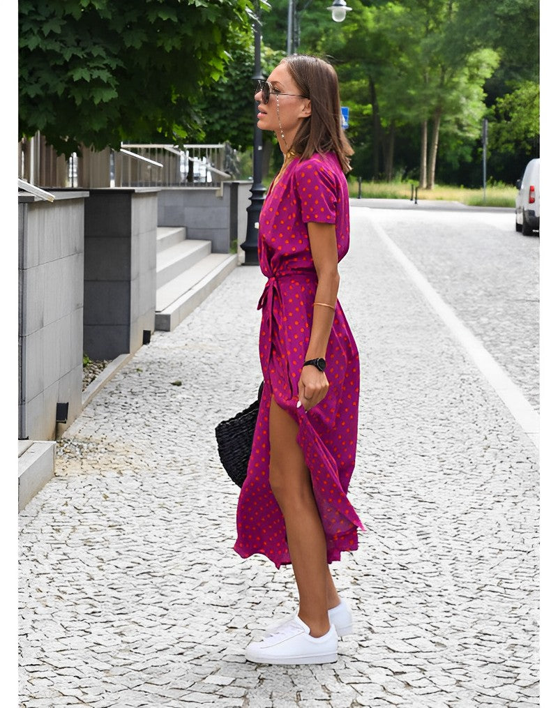 Luisa | Sommerkleid mit floralem Muster und femininer Eleganz
