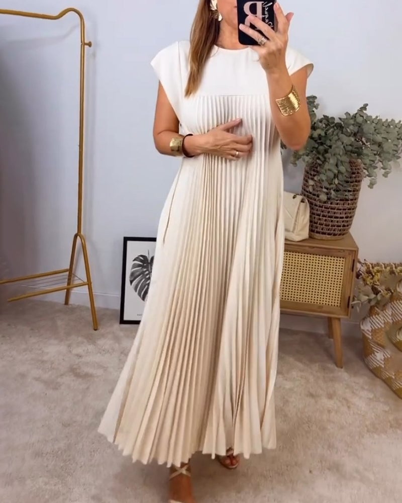 Jolijn | Lockeres Kleid mit Taschen und Falten-Design