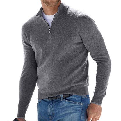 Erik | Premium Pullover mit Reißverschluss