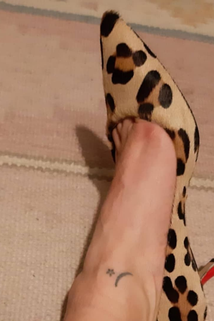 Leopardmuster Kitten-Heels aus Wildlederimitat – Vorbestellung