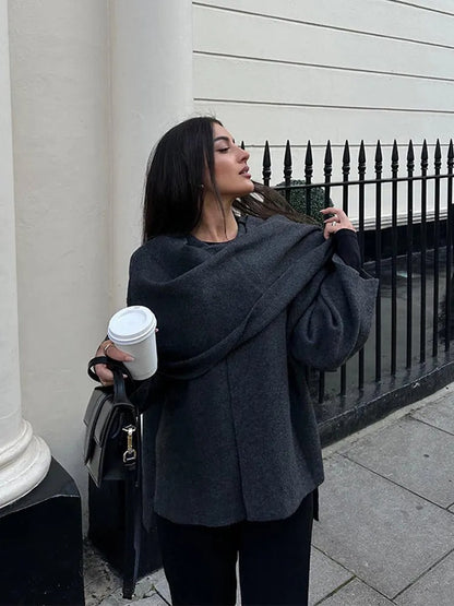 Elif | Stylischer Cape-Mantel