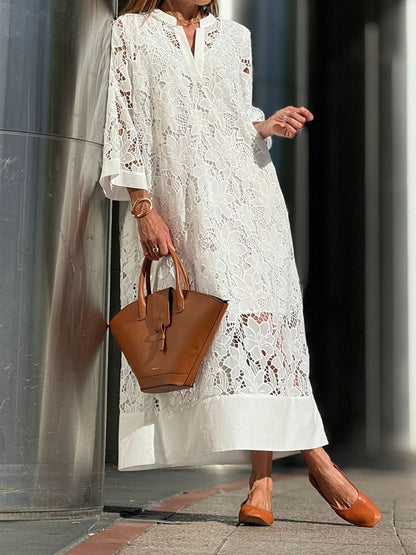 Xaveria | Sommerkleid mit modernem Print und lockerem Schnitt