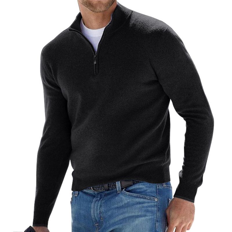 Erik | Premium Pullover mit Reißverschluss